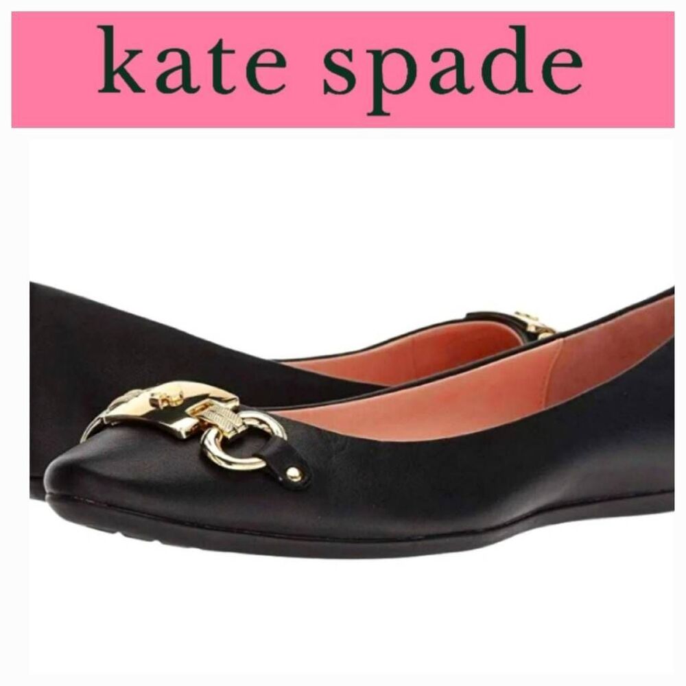 Kate Spade Phoebe Flats- Black